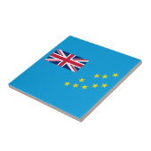 Tuvalu-Flagge Fliese (Seite)