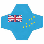 Tuvalu-Flagge Fußball (Flach)