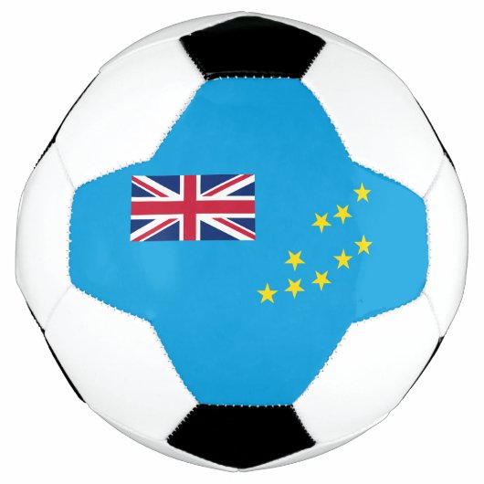 Tuvalu-Flagge Fußball (Vorderseite)