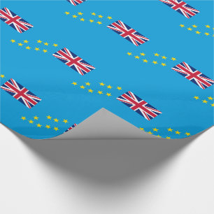 Tuvalu-Flagge Geschenkpapier