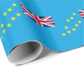 Tuvalu-Flagge Geschenkpapier (Rolleneckpunkt)