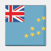 Tuvalu-Flagge Magnet (Vorne)