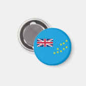 Tuvalu-Flagge Magnet (Vorderseite/Rückseite)