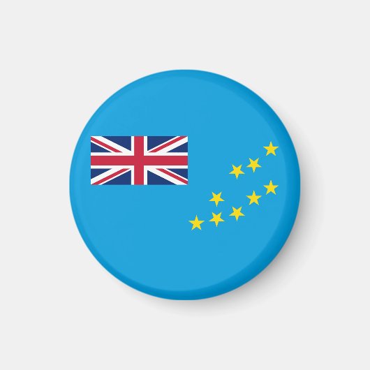 Tuvalu-Flagge Magnet (Vorne)