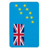 Tuvalu-Flagge Magnet (Vertikal)