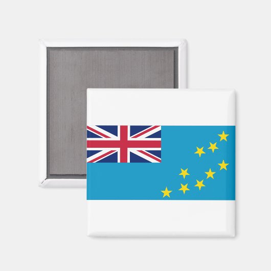 Tuvalu-Flagge Magnet (Vorderseite/Rückseite)