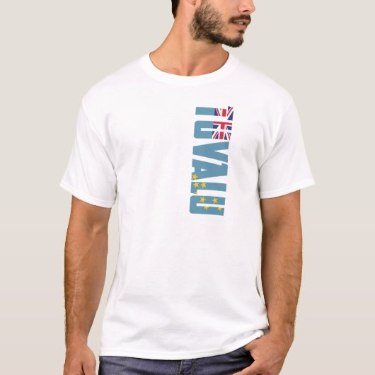Tuvalu-Flagge T-Shirt (Vorderseite)