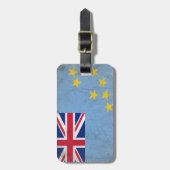 Tuvalu Gepäckanhänger (Vorderseite vertikal)