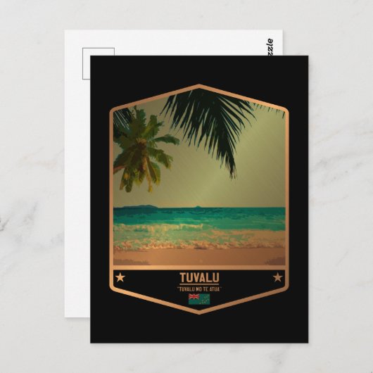 Tuvalu Postkarte (Vorne/Hinten)