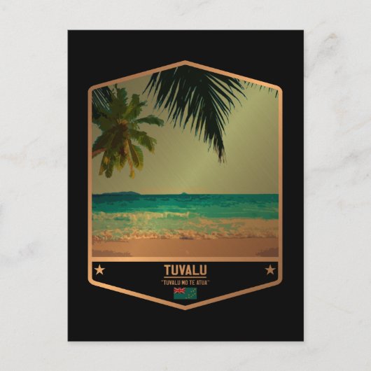 Tuvalu Postkarte (Vorderseite)