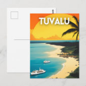 Tuvalu Postkarte (Vorne/Hinten)