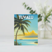 Tuvalu Travel Postkarte (Stehend Vorderseite)