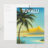 Tuvalu Travel Postkarte (Vorne/Hinten)