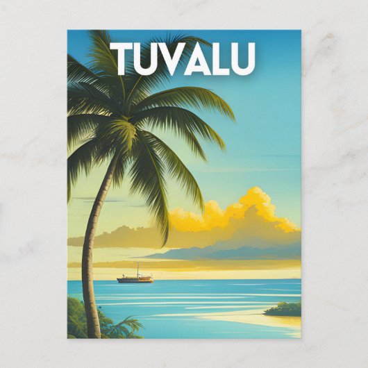 Tuvalu Travel Postkarte (Vorderseite)