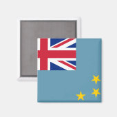 Tuvalu (Tuvalan)-Flagge Magnet (Vorderseite/Rückseite)