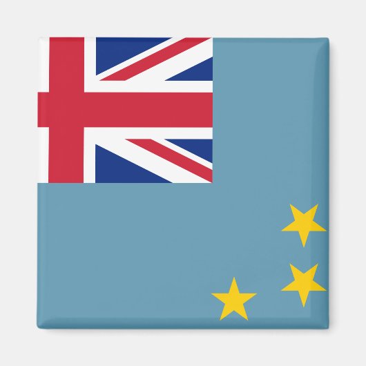 Tuvalu (Tuvalan)-Flagge Magnet (Vorne)