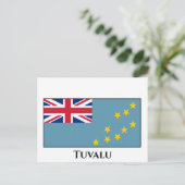Tuvalu (Tuvalan)-Flagge Postkarte (Stehend Vorderseite)