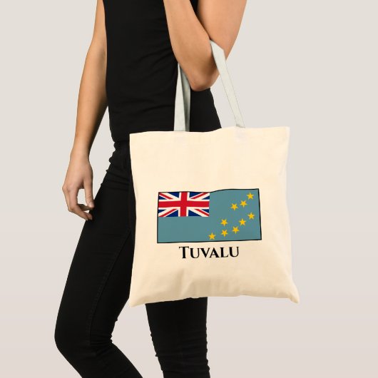Tuvalu (Tuvalan)-Flagge Tragetasche (Vorderseite (Produkt))