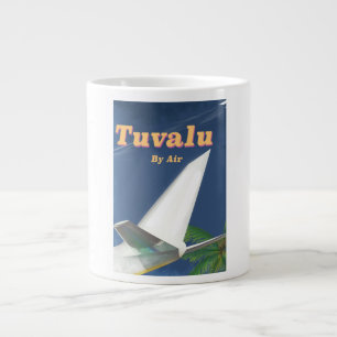Tuvalu Vintages Reiseplakat Jumbo-Tasse