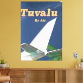 Tuvalu Vintages Reiseplakat Leinwanddruck (Insitu (Wohnzimmer))
