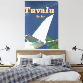 Tuvalu Vintages Reiseplakat Leinwanddruck (Insitu (Schlafzimmer))