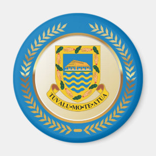 Tuvalu-Wappen Magnet