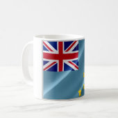 Tuvalu - Waving Flag - Kaffeetasse (Vorderseite Links)