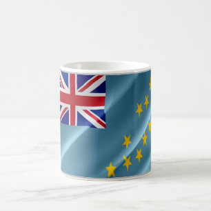 Tuvalu - Waving Flag - Kaffeetasse