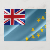 Tuvalu - Waving Flag - Postkarte (Vorderseite)