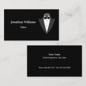 Tux Anzug Schneiderkarte Visitenkarte (Vorne/Hinten)