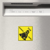 Tux arbeitet hier magnet (In Situ (Geschirrspüler))