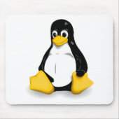 Tux-Auflage Mousepad (Vorne)
