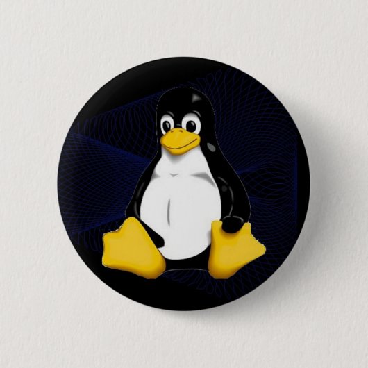 TUX-Blau Sobel Button (Vorderseite)