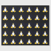 TUX-Blau Sobel Geschenkpapier (Flach)