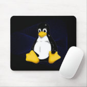 TUX-Blau Sobel Mousepad (Mit Mouse)