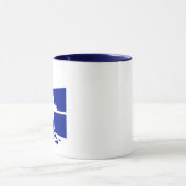 Tux der Linux-Pinguin erhält Mittelalter Tasse (Zentrum)