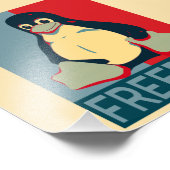Tux Freedom for Linux Users Fotodruck (Ecke)