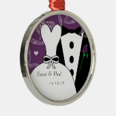 Tux & Gown Wedding Weihnachtsschmuck (Rechts)