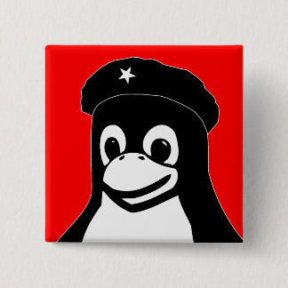 Tux Guevara - besonders angefertigt Button