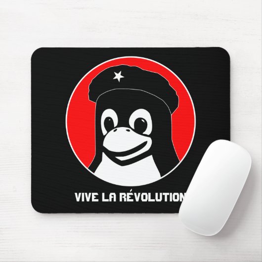 Tux Guevara (dunkel), Vive La RÃ©volution Mousepad (Mit Mouse)