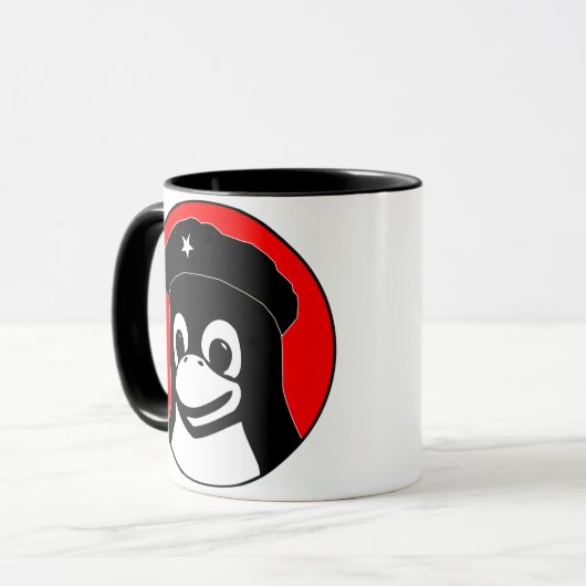 Tux Guevara Tasse (Vorderseite Links)