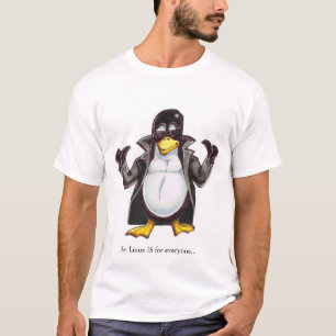 Tux in einem trenchcoat T-Shirt