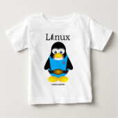 Tux (Linux) Baby T-shirt (Vorderseite)
