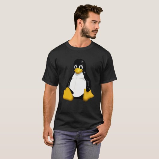 Tux Linux Penguin T-Shirt (Vorne ganz)