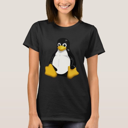 Tux Linux Penguin T-Shirt (Vorderseite)