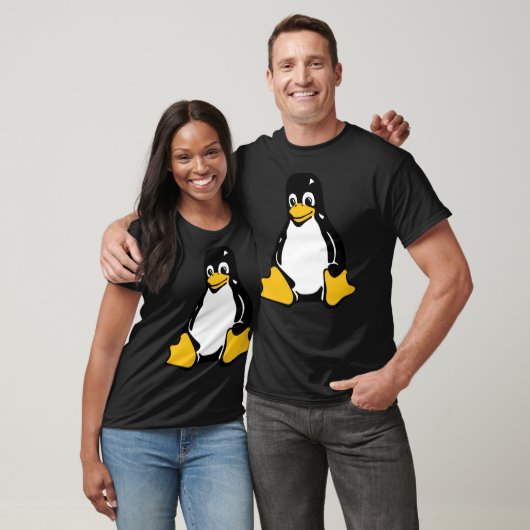 Tux Mascot T - Shirt Pinguin Linux Logo Classic T- (Unisex)