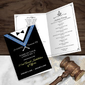 Tux Masonic Programmvorlage Freemason Stationery