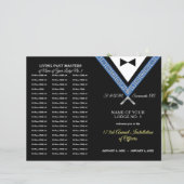 Tux Masonic Programmvorlage Freemason Stationery (Stehend Vorderseite)