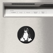 Tux Penguin - (Linux, Open Source, Copyleft, FSF) Magnet (In Situ (Geschirrspüler))
