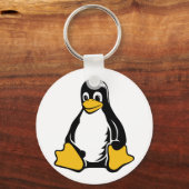 Tux Penguin - (Linux, Open Source, Copyleft, FSF) Schlüsselanhänger (Vorderseite)